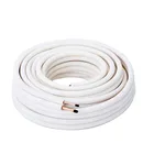 Good Quality Single or Double Air conditioner Copper Pipes With Fireproof PE Insulation Pre Insulated Copper Tube