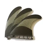 Customize New 2019 Gray Honeycomb Half Carbon surfboard Fins FCS/Future surf windsurf