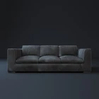 Top Quality Furniture Living Room Leather Sofa Bed L Shaped Corner Couch Set Real Leather Modern Sofa