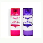 2020 novelty products reverse flowing acrylic toys hourglass craft with liquid