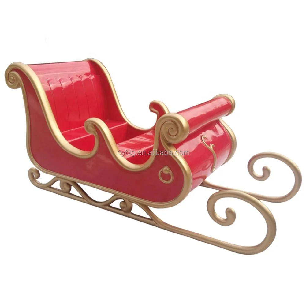 Hot Sale Outdoor Giant Christmas Decoration Santa Sleigh For Sale For 