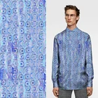 Low moq factory outlet street fashion new best designs colorful button up shirt custom print for men