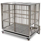 Strong Stainless steel 202 large folding dog house pet kennel cages