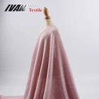 Dubai wholesale plain pink spandex loose knit fabric polyester lycra for jersey