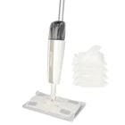 OEM ODM ABS plate flat quick clean mop 360 telescopic floor cleaning mop with disposable nonwoven cloth for home