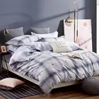 3 pcs Geometric Pink Comforter Bedding Sets Cotton Twin Bed Linings Duvet Cover with Bed Pillowcases