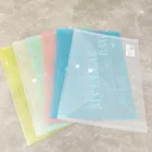 Hot Sale Office Storage Supplies A4 Clear Plastic Document Holder File Folder Bag