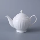 China Coffee Teapot White P T Royal Ware White Bone China 800ml Coffee Teapot For Restaurants