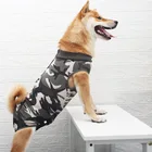 Manufacturer wholesale cotton pet surgery apparel clothes dog recovery suit