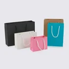Mass stock cheap wholesale kraft paper bag custom printing