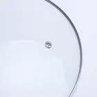 Pot Glass Pot Lid Hot Sale C Type Normal Tempered Glass Lid With Stainless Steel Rim For Non Stick Soup Pot