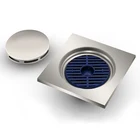 Anti Odor Stainless Steel Shower floor Drain with auto-close