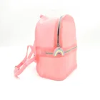 School Bag Wholesale Light Weight Cute Style Pink Backpack School Jelly PVC Waterproof Bag For Girls