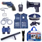 Customized performance clothing kids police pretend used high quality uniform costumes halloween for sale