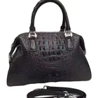 Handmade Factory Sales Custom Handmade Female Real Crocodile Skin Leather Handbags With Strap