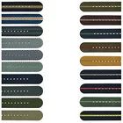 Juelong 更新ナイロン生地手首のブレスレット時計バンド nato ストラップ 20 ミリメートル 22 ミリメートル