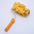 DIY wall painting design sponge kit set plastic handle foam roller paint brush roller stamp