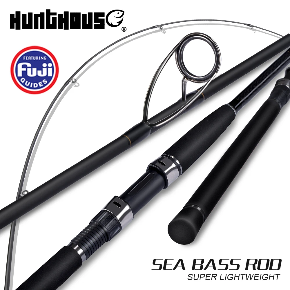 Hunt House Saltwater Fishing Carbon Fiber Fuji Guide Shore Jigging Rods