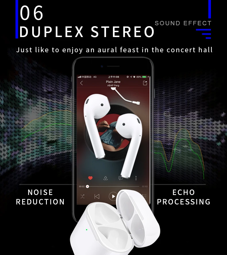 Forwin Air Pods 2 Headphones Ture Wireless TWS airpoding earphone Bluetooth AP2 Earbuds For Apple airpods 2 - ANKUX.COM