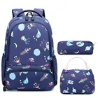 Wholesale Hot Selling Kid school rocket Backpack Cute Cartoon Picture Child school rocket Backpack