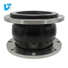 SS316L flange DN200 flexible rubber pipe joint High pressure flexible rubber connection