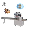 Automatic PillowType Cookies Milk Candy Sugar Toast Bread Ice Popsicle Pouch Packing Machine Not Vacuum