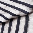 2019 wholesale recycle polyester cotton burn out print fabric for dress /home textile/garment in china