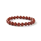 Natural Handmade Red Stone Beaded Bracelet Jewelry