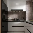 Cheap Hot Sale Natural Square Pattern Wall Art Decoration House Glass Mosaic Tile