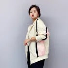 Jacket Sports Factory Wholesale Contrast Stitching Jacket OEM Ladies Sports Windbreaker