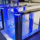 Automatic Swing Gates Turnstile By Electronic Automatic Security Swing Barrier Turnstile Gates