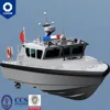 42 ft China Shipyard Fast Coast Guard Military Patrol Police Vessel Welded Aluminum Speed Boat for Sale with Prices