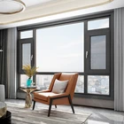 hurricane impact soundproof windows aluminium casement window for house