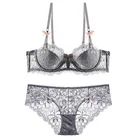 Sexy Bra Set High Quality Hot Sell Sweet Girl Women's Sexy Lace Underwear Bra Panty Sexy Woman Bra Panty Set