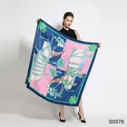 100 % silk scarf women accessory wholesale factory scarf manufacturer Muslim hijab 110X110