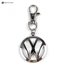 Volkswagen Car logo Decoration alloy white Keychain Wholesale