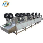 industrial fruit and vegetable bubble cleaning machine fruit drying machine