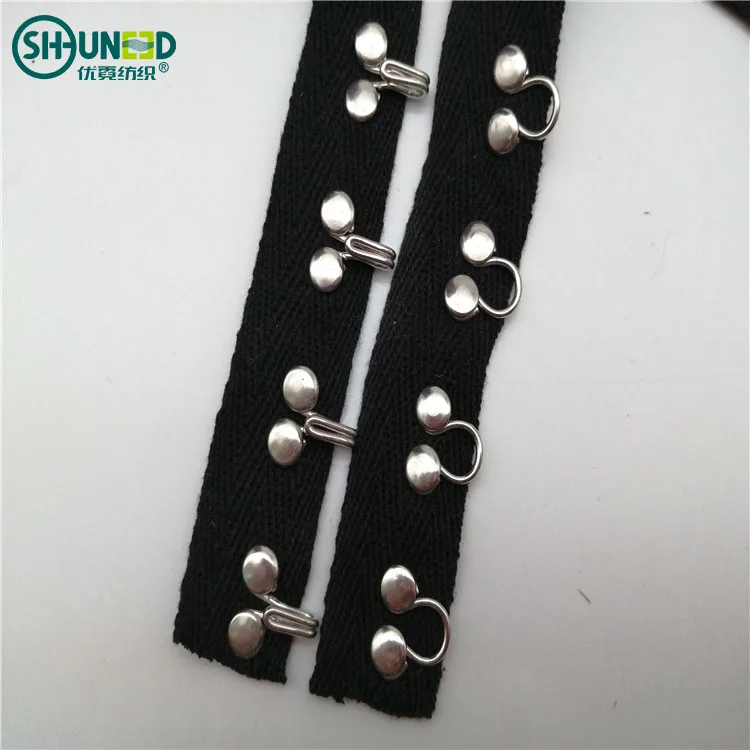 High Quality Metal Hook and Eye Tape for Underwear Bra Clothing