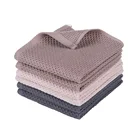 Towel Kitchen Factory Outlet Absorbent Waffle Weave Cotton Small Square Towel Kitchen Dish Cloths Towel For Home