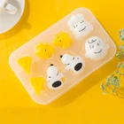 Diy Snoopy Epoxy Cartoon Silicone Mould Keychain Jelly Fondant Cake Chocolate Candy Pastry Iced Candle