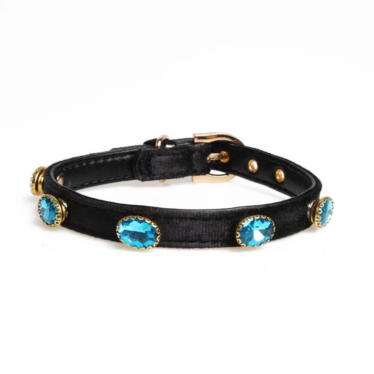 Classical Dog Pet Collar With Diamond