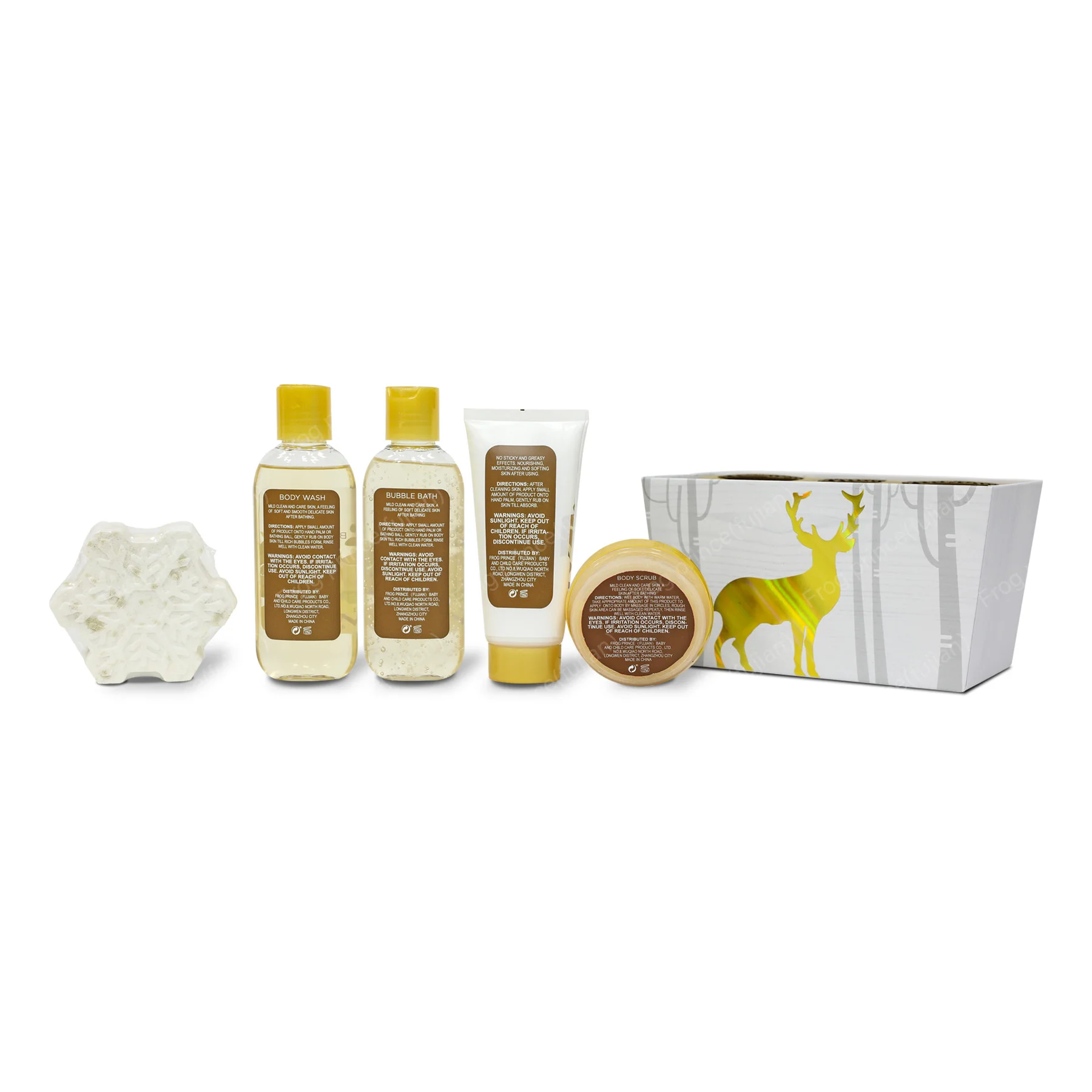 people daily wash body lotion care body scrub spa bath set