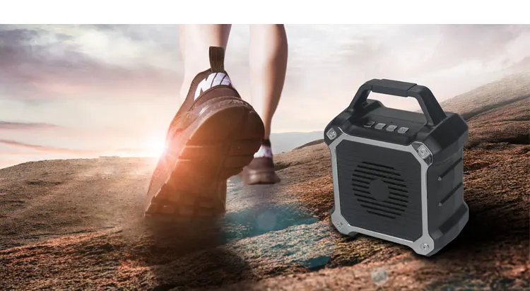 Portable portable FM BT TF USB playbck mode Plastic Blue-tooth speaker - ANKUX.COM