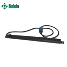 Bolein OEM 250V 32A 8000W Indoor IEC C13 and C19 Type 12 to 20 Way Industrial Plug Server Case Mount PDU