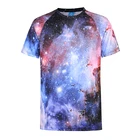 Polyester / Cotton Anti-pilling printed short sleeve sublimation t shirt