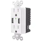 Keygma Max 4.8A electric power wall socket with usb outlet