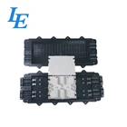 96cores flat type with 2 splice tray fiber optical splice closure