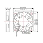 High speed fan intel cpu 60x60x10mm 12v dc cooling fan
