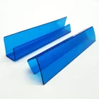 Cheap plastic pc sheet profile u made of polycarbonate manufacture