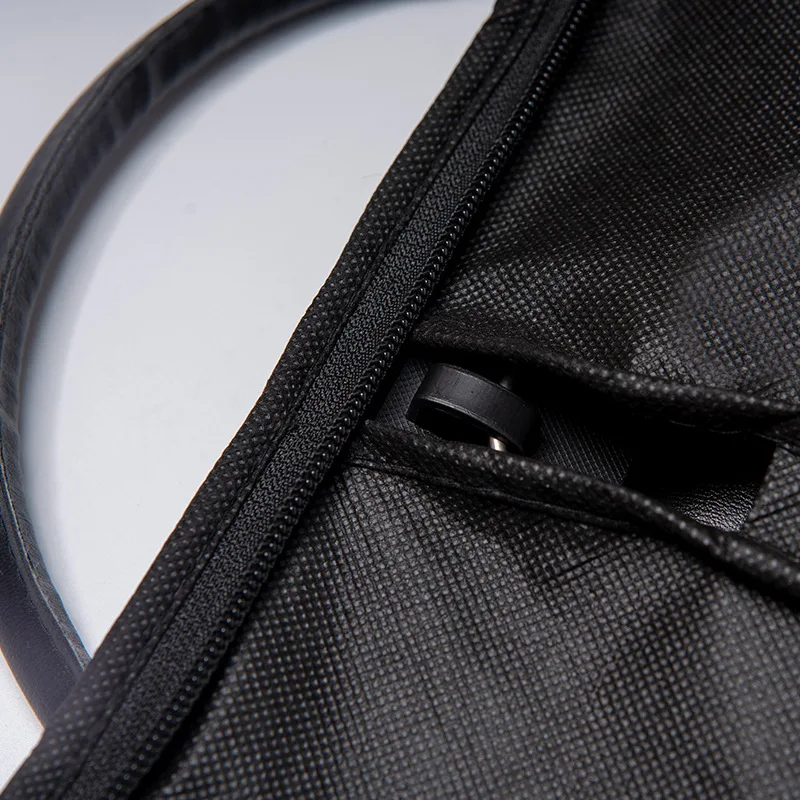 Custom nylon black wedding dress garment suit cover bag wholesale travel foldable cloth garment bag